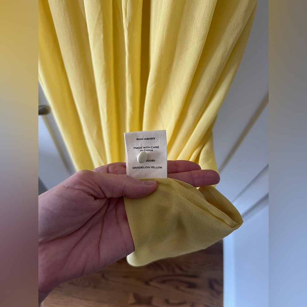 DÔEN Heirloom Analia dress in dandelion yellow, XS - Picture 8 of 10